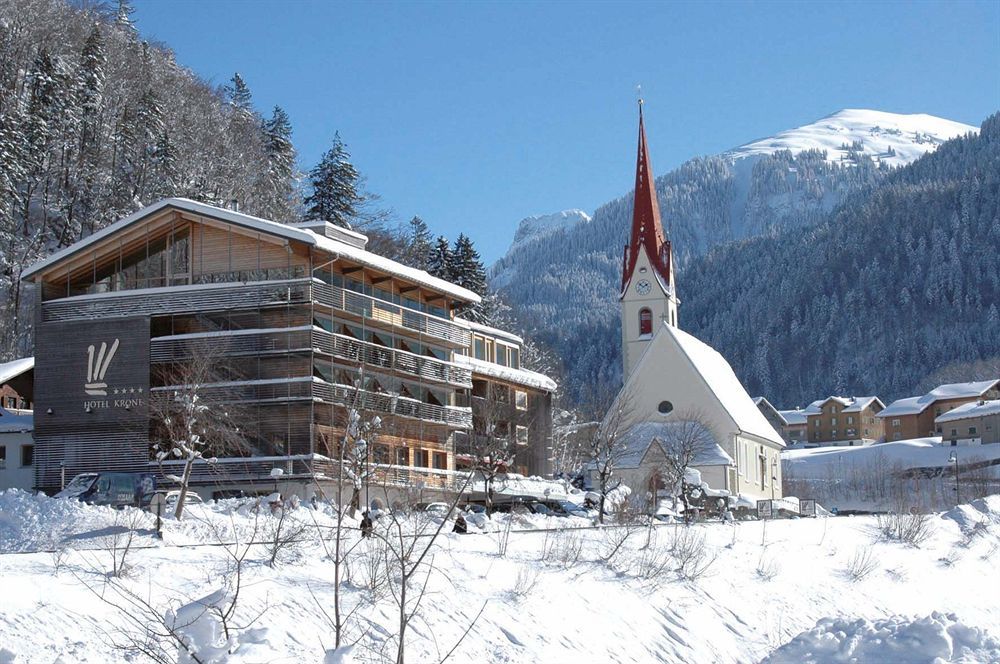 Hotel Krone In Au Au (Vorarlberg) Екстериор снимка