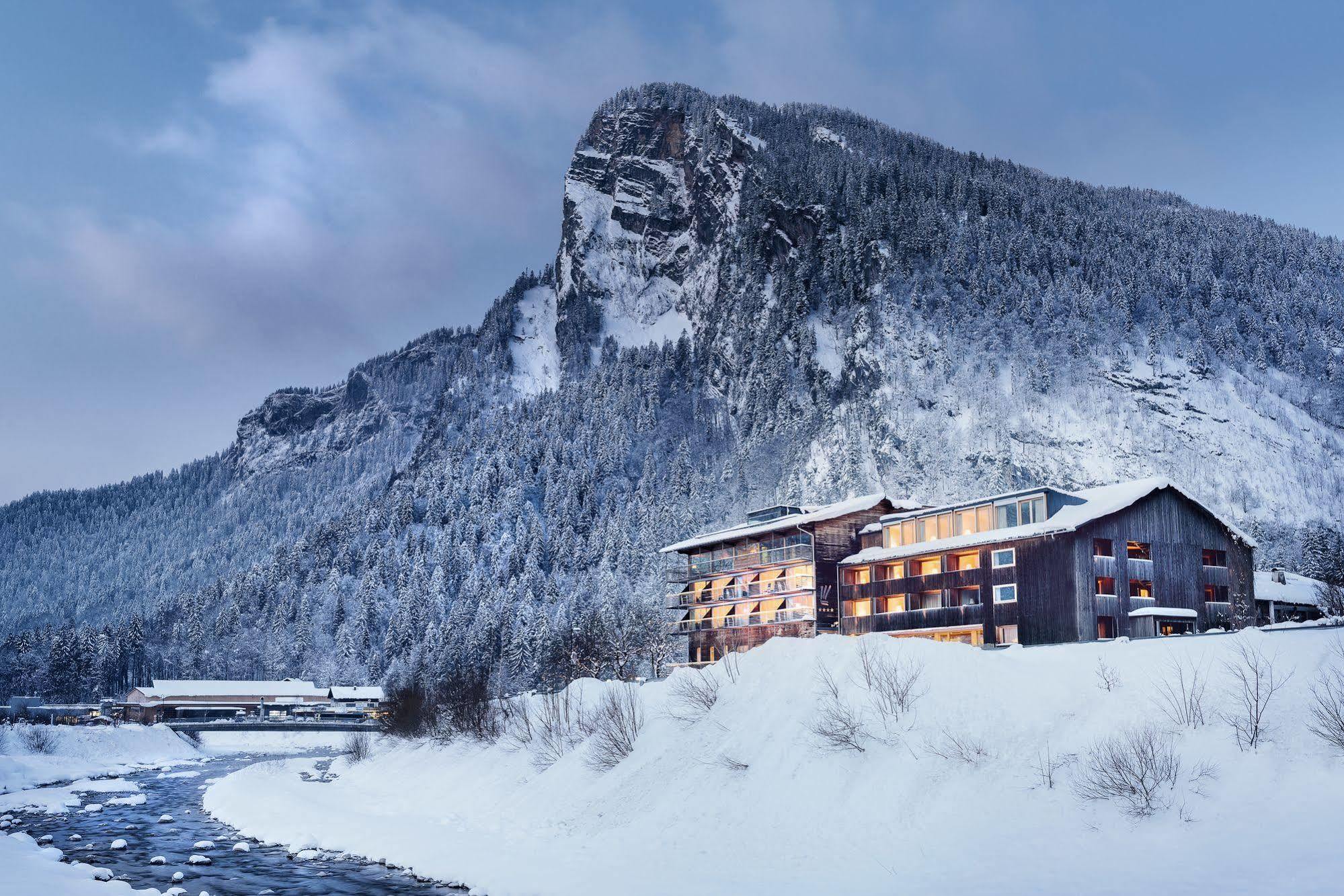 Hotel Krone In Au Au (Vorarlberg) Екстериор снимка
